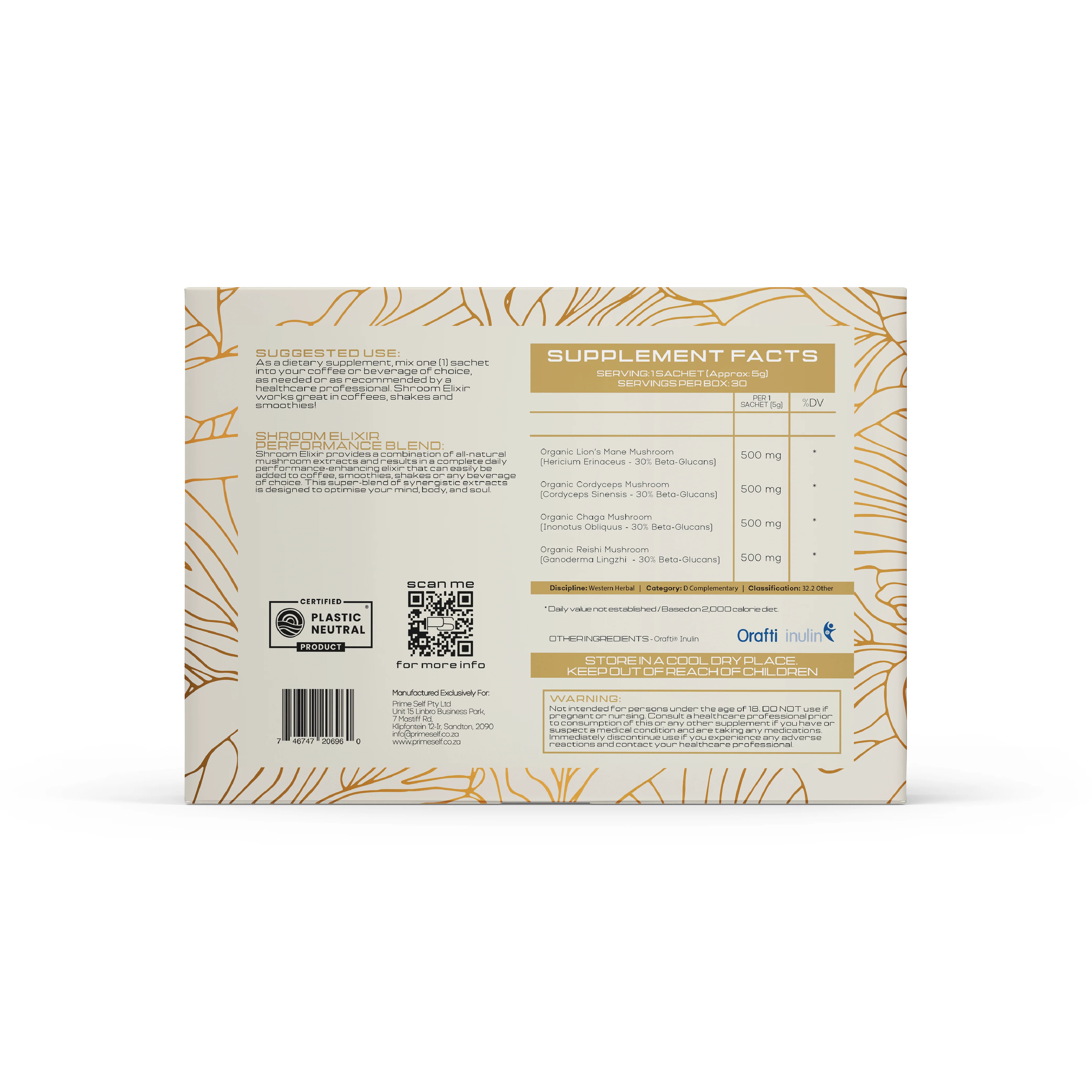PrimeSelf - Shroom Elixir Sachets 30s - Image 5