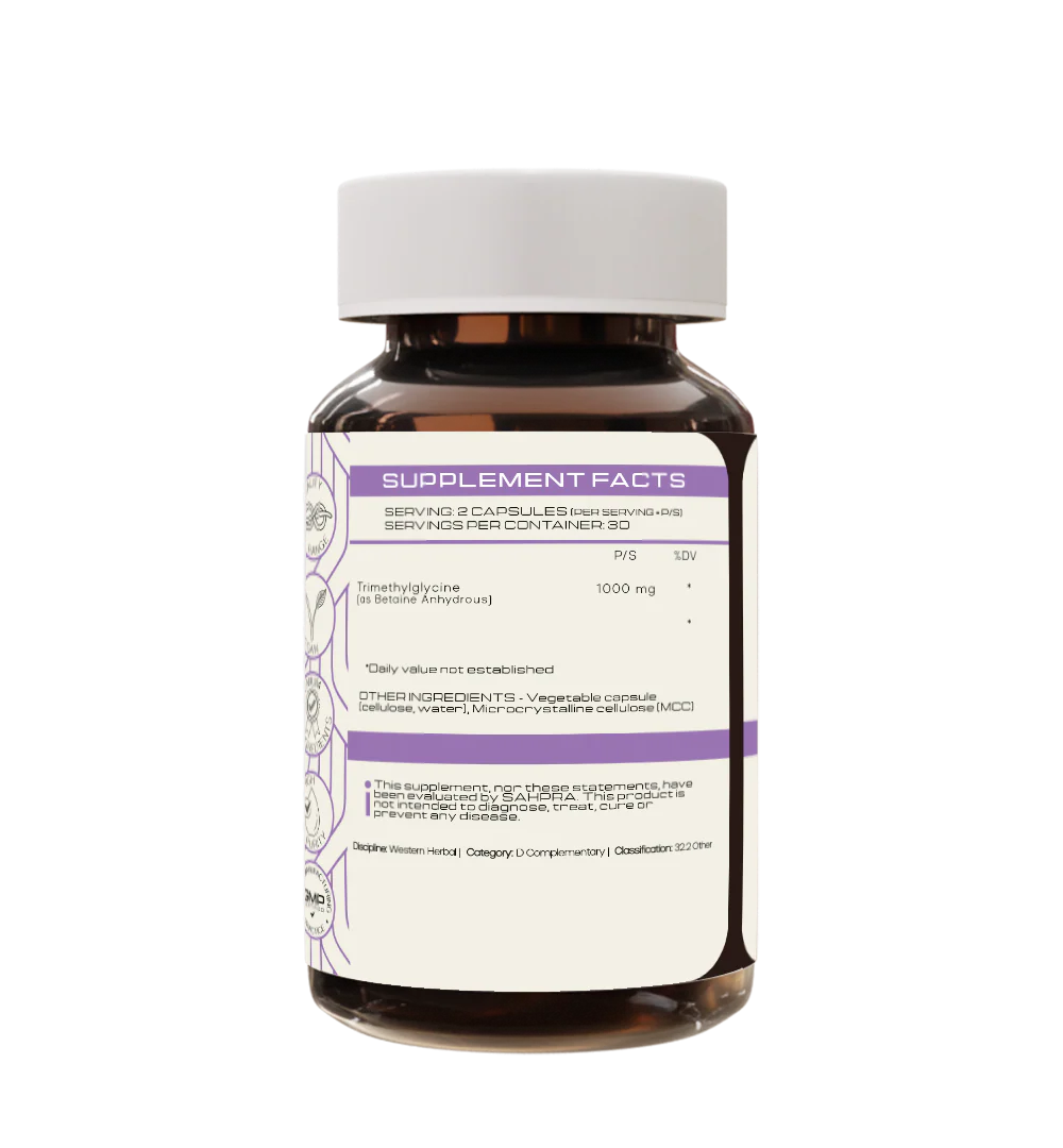 PrimeSelf - TMG (Betaine - Trimethylglycine) 60s - Image 2