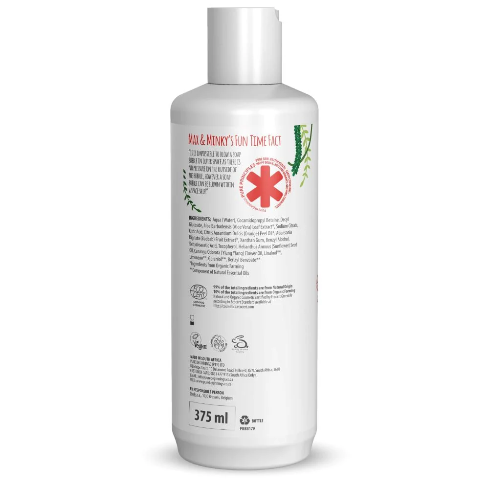 Pure Beginnings - Fun Time Bubble Bath Aloe 375ml - Image 2