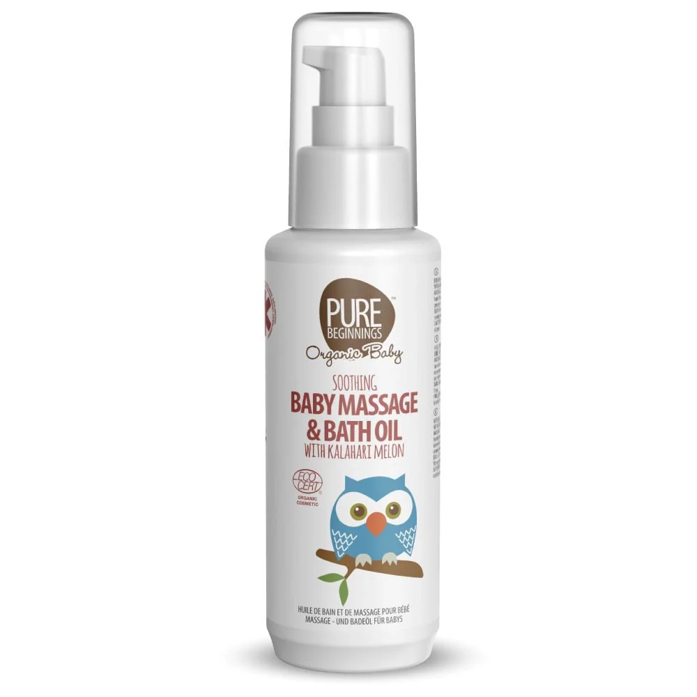 Pure Beginnings - Soothing Baby Massage & Bath Oil Kalahari Melon 100ml