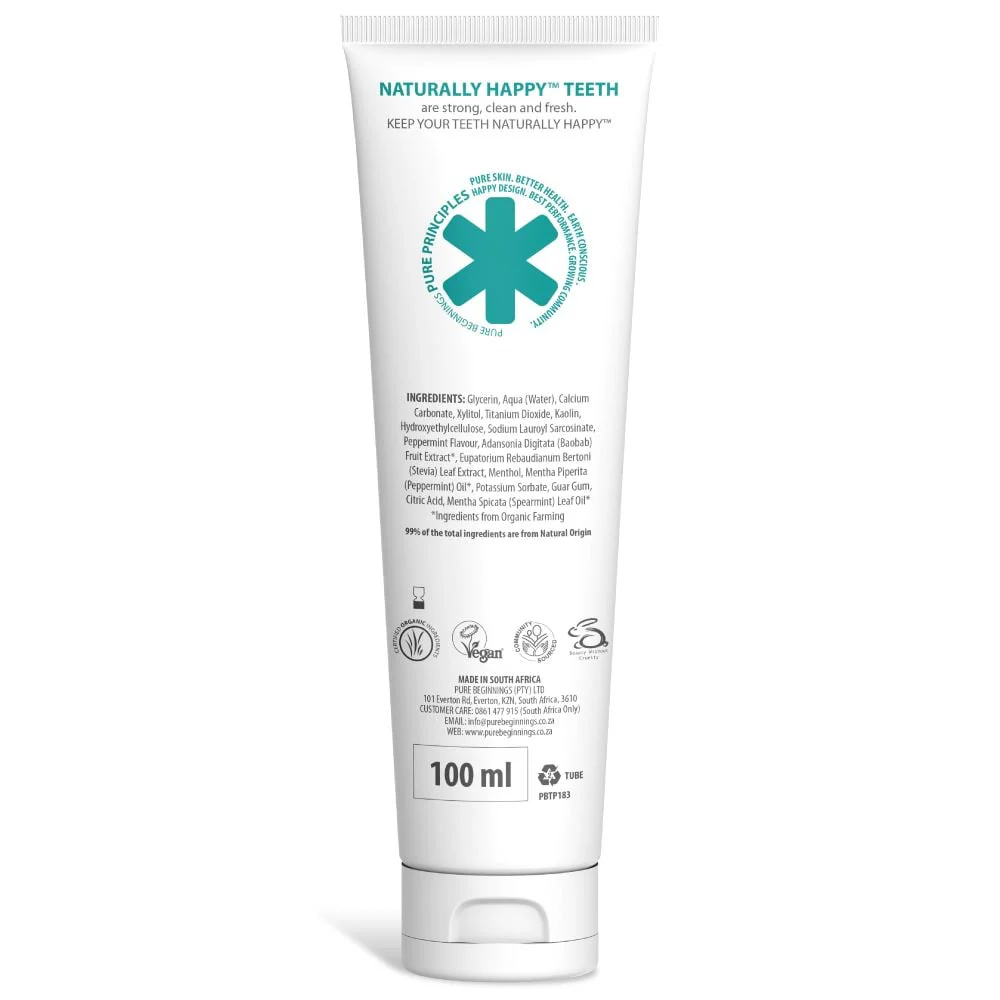 Pure Beginnings - Toothpaste Fresh Mint 100ml - Image 2