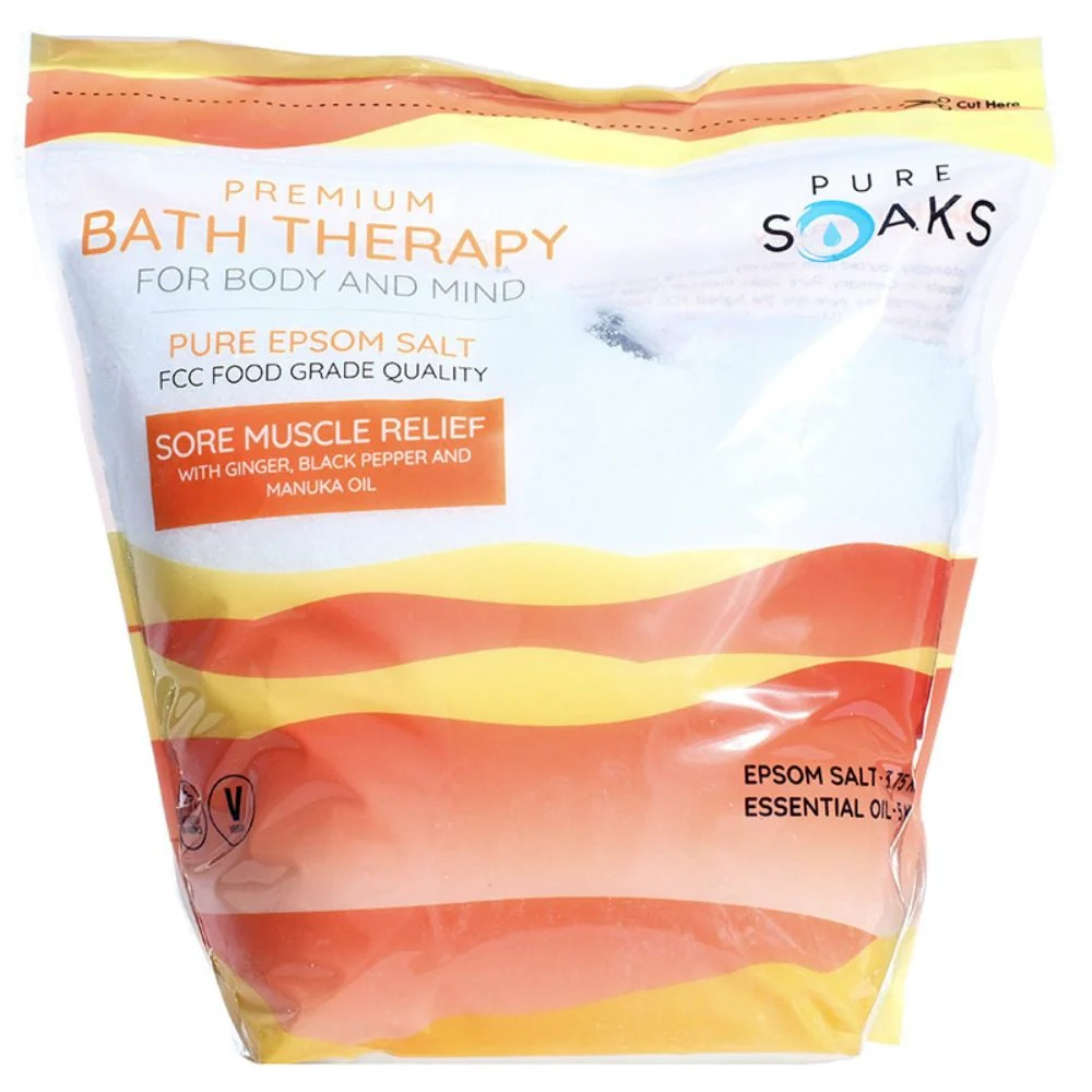 Pure Soaks - Epsom Salt Sore Muscle Relief 3.75kg