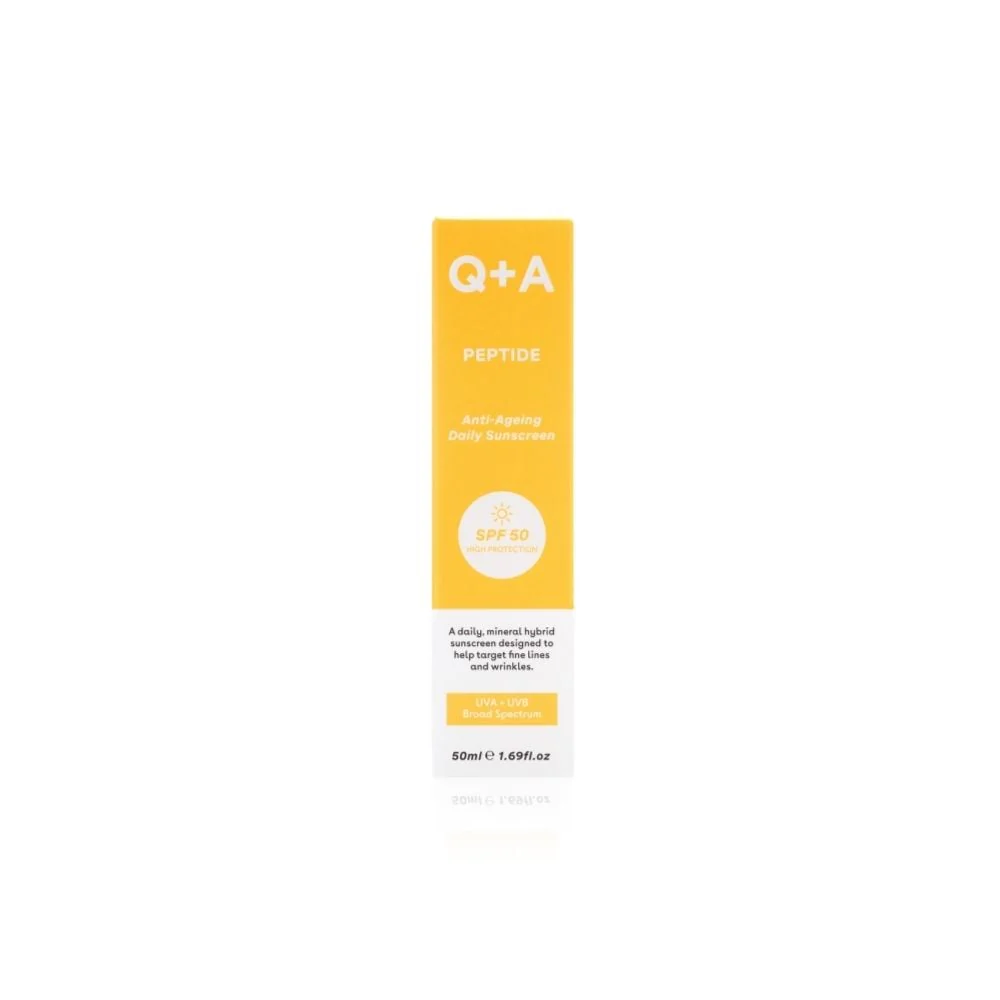 Q & A - Peptide SPF50 Anti-Ageing Facial Sunscreen 50ml - Image 4