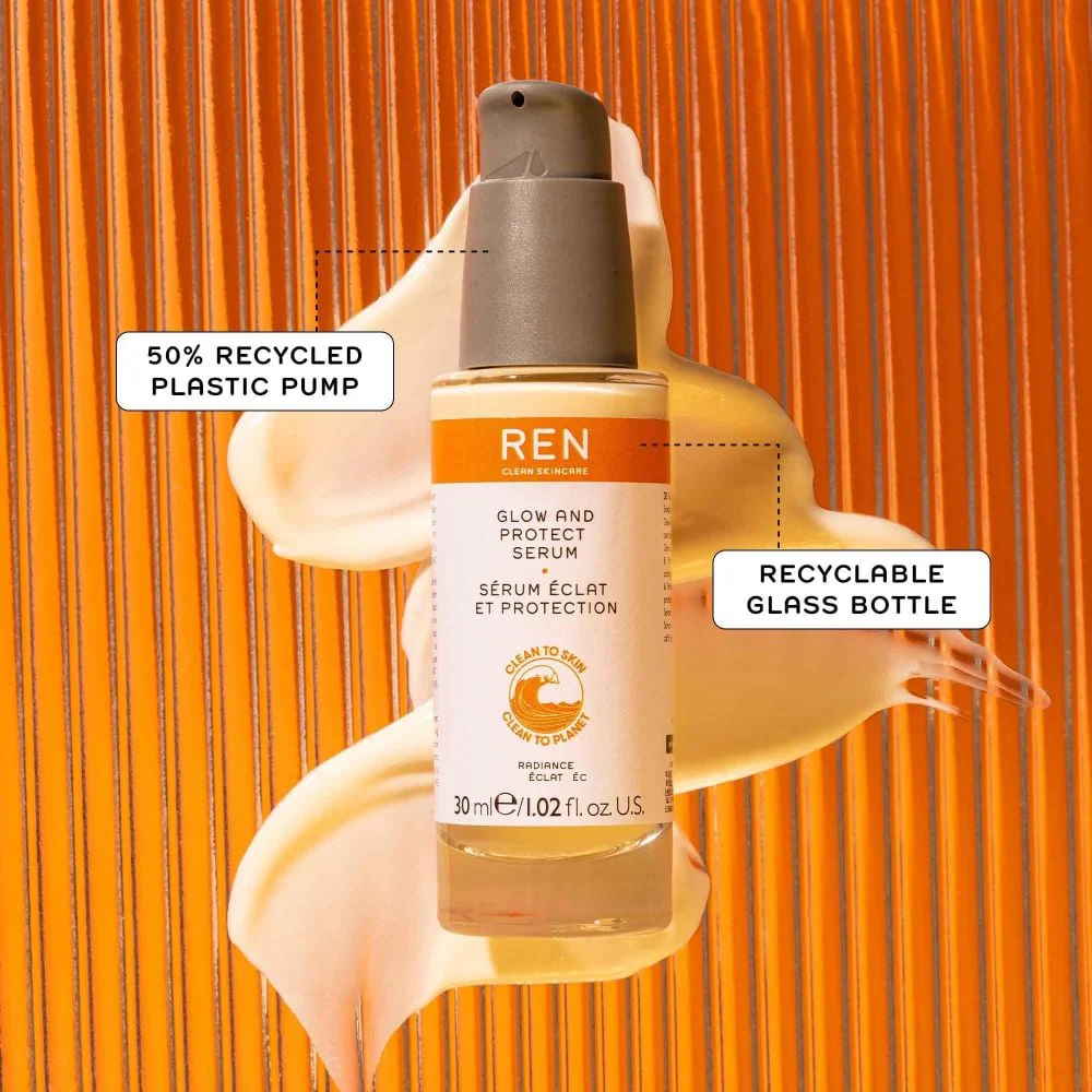 Ren - Radiance Glow & Protect Serum Vegan 30ml - Image 2