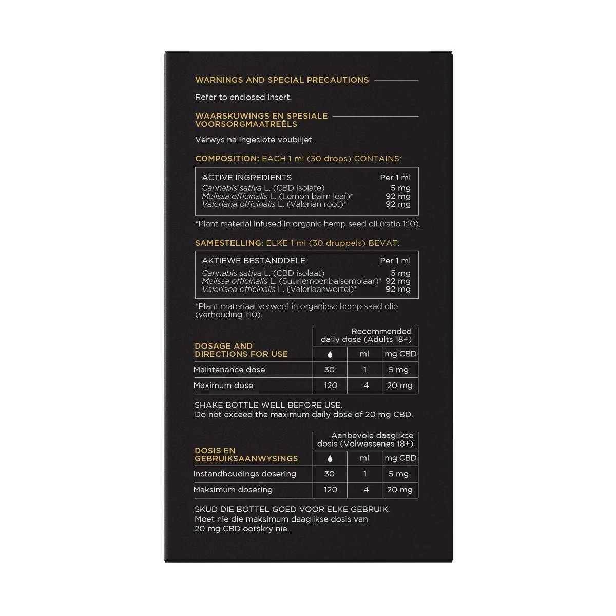 Rethink - CBD Dream Oil 150mg 30ml - Image 2