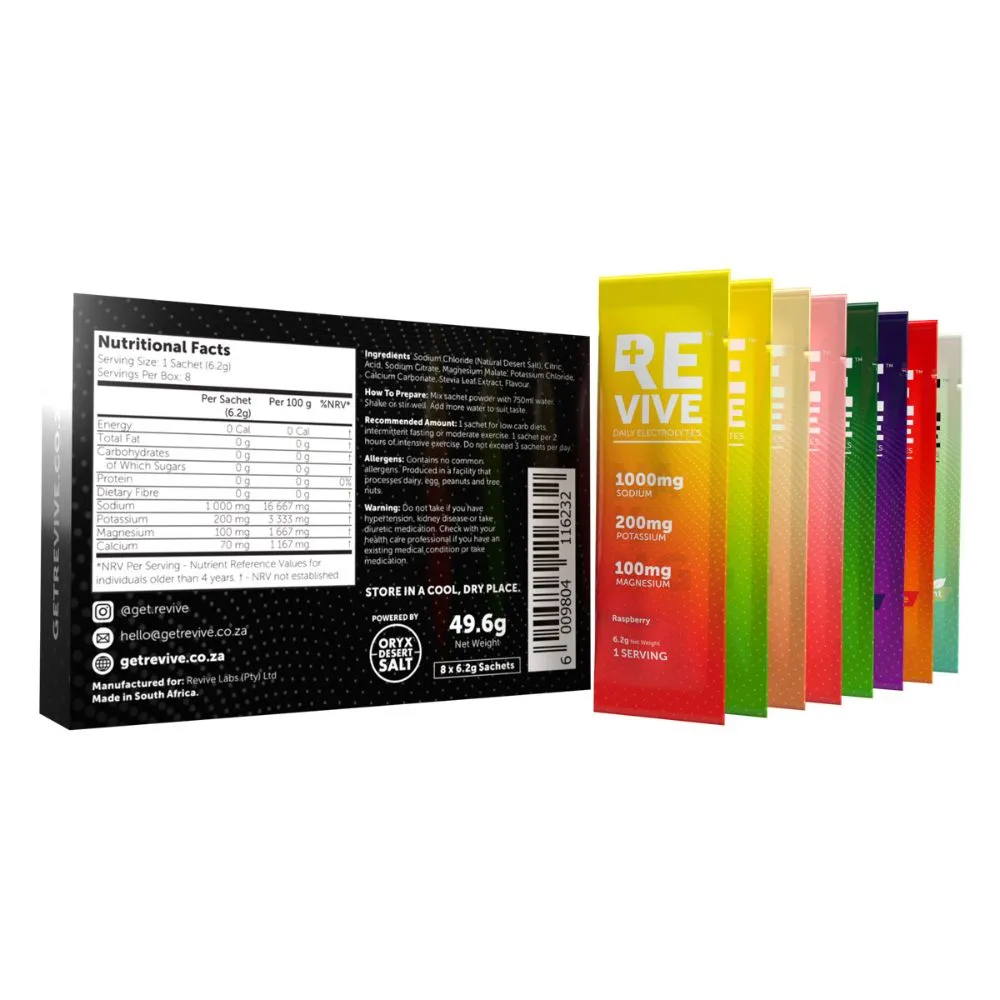 REVIVE - Daily Electrolytes Taster Variety 8's - Image 2