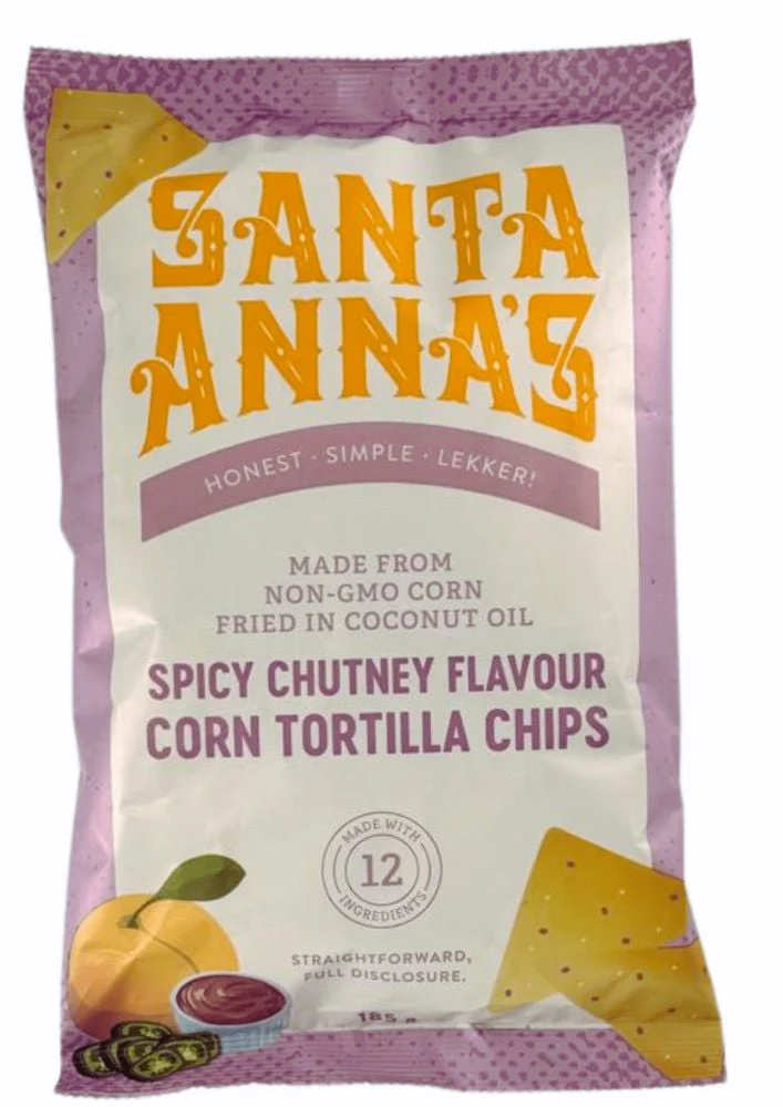Santa Anna's - Corn Chips Spicy Chutney 185g