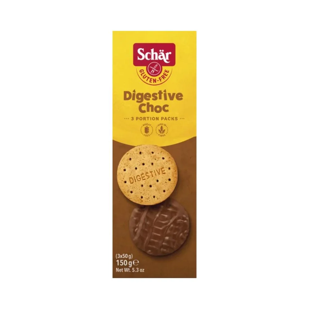 Schar - Digestive Choc Gluten Free 150g
