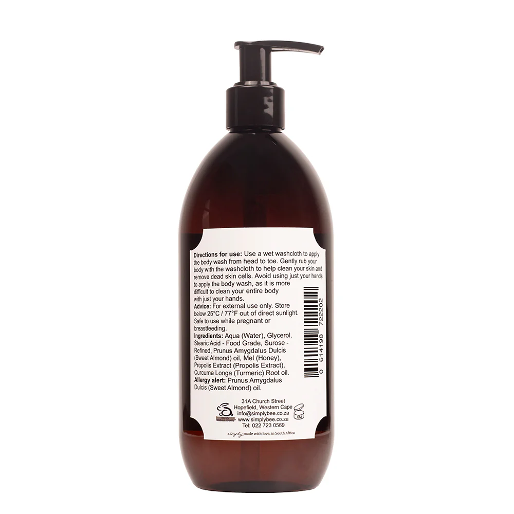 Simply Bee - Body Wash Fynbos Honey 500ml - Image 2