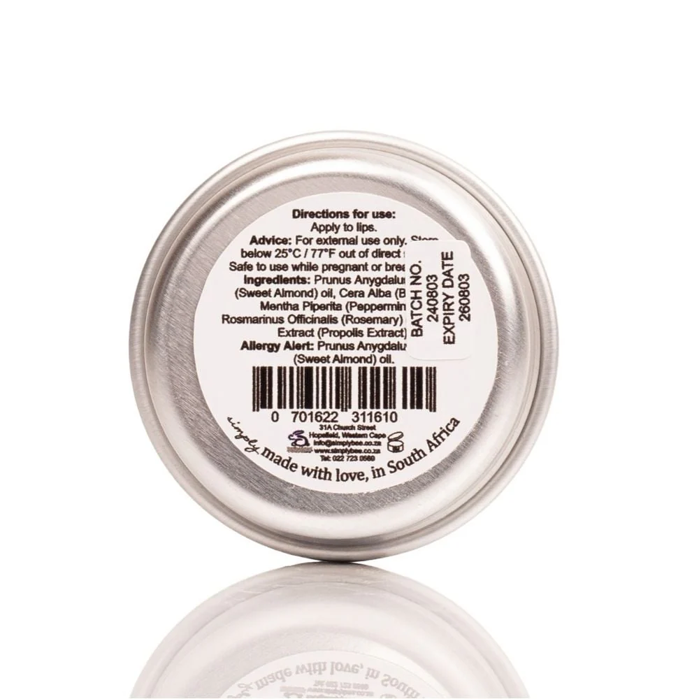 Simply Bee - Lip Balm Pot 10ml - Image 2