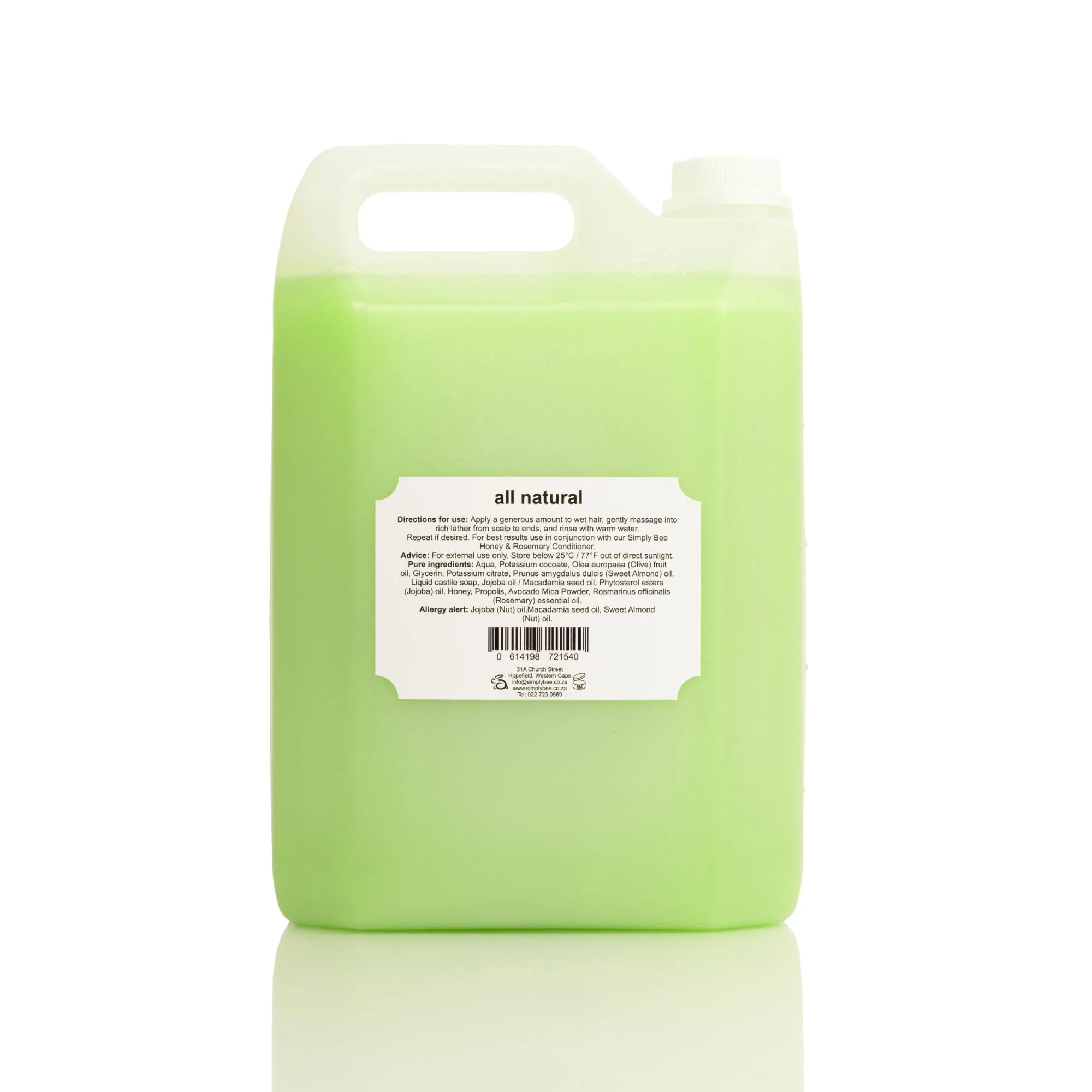 Simply Bee - Shampoo Honey & Rosemary 5lt - Image 2
