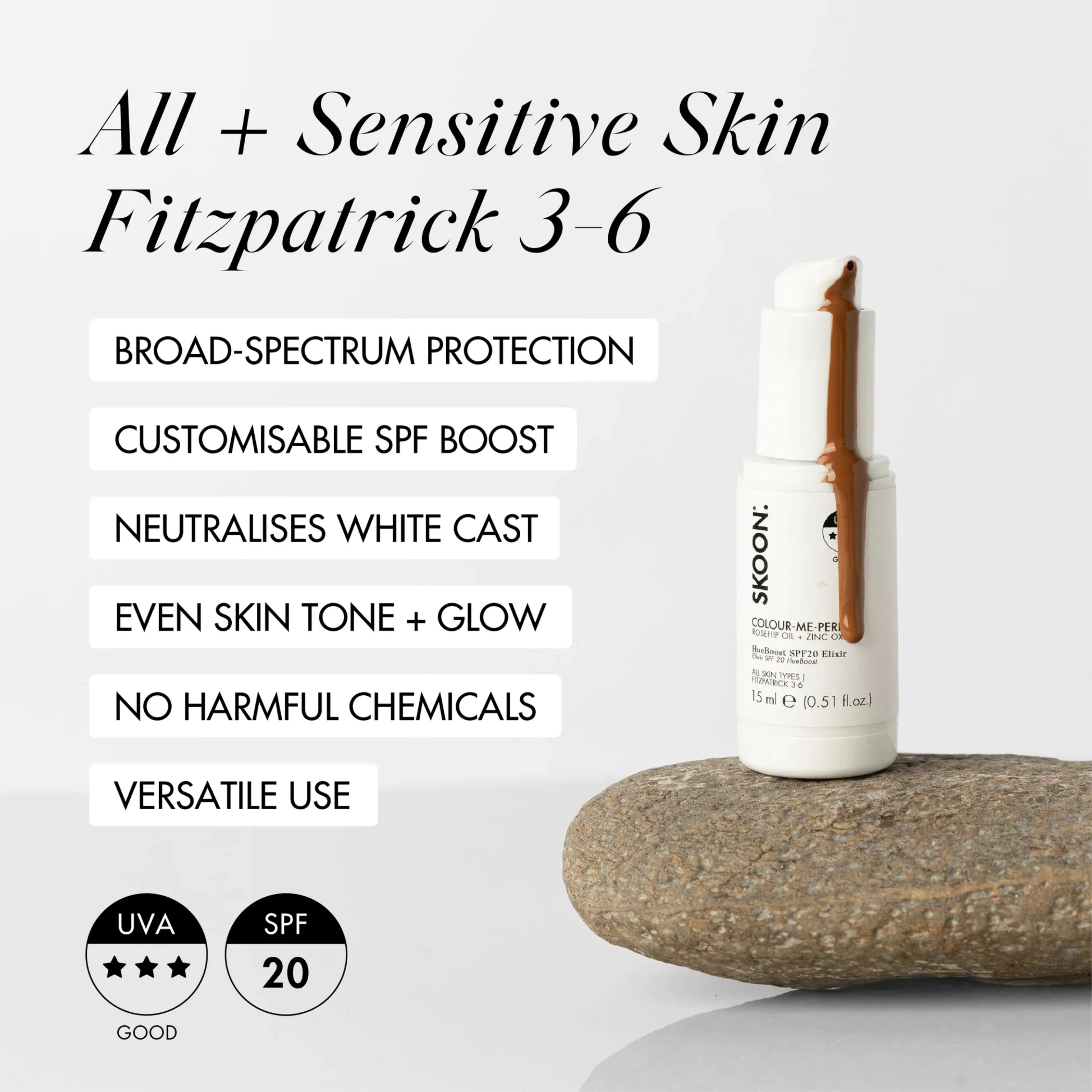 SKOON - Colour Me Perfect HueBoost SPF20 Elixir 15ml - Image 2