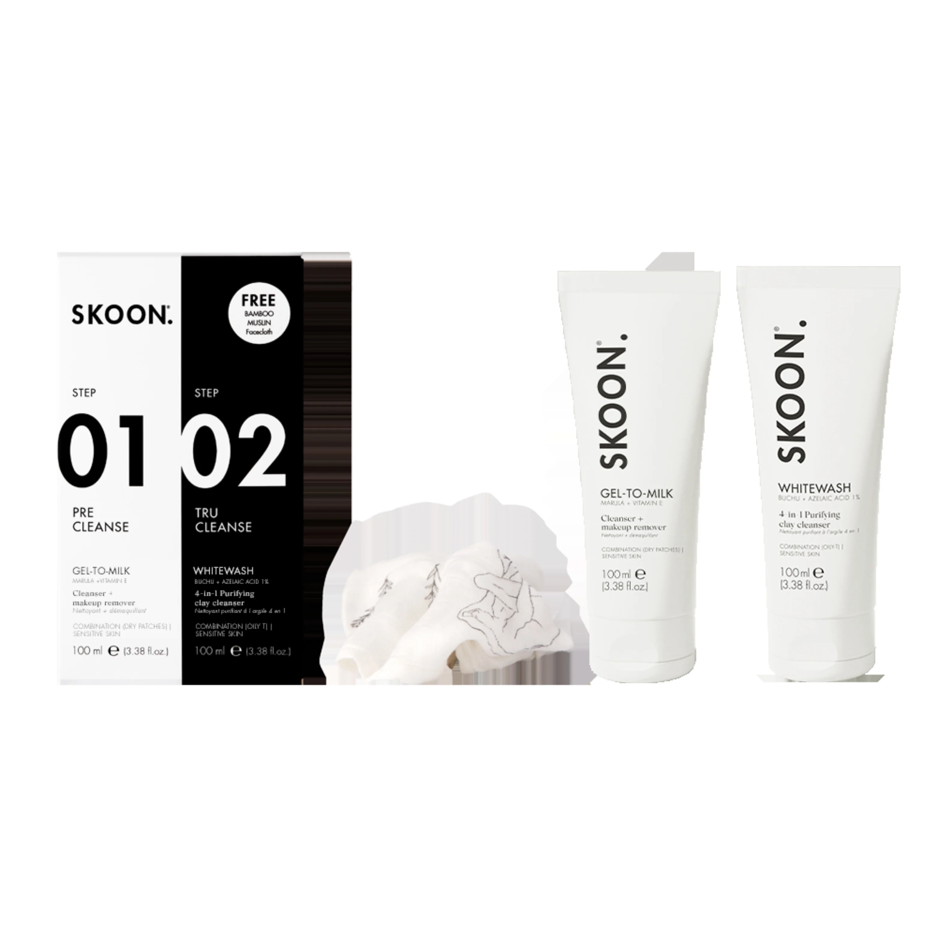 SKOON - Double Cleanse Combo Oily Pack