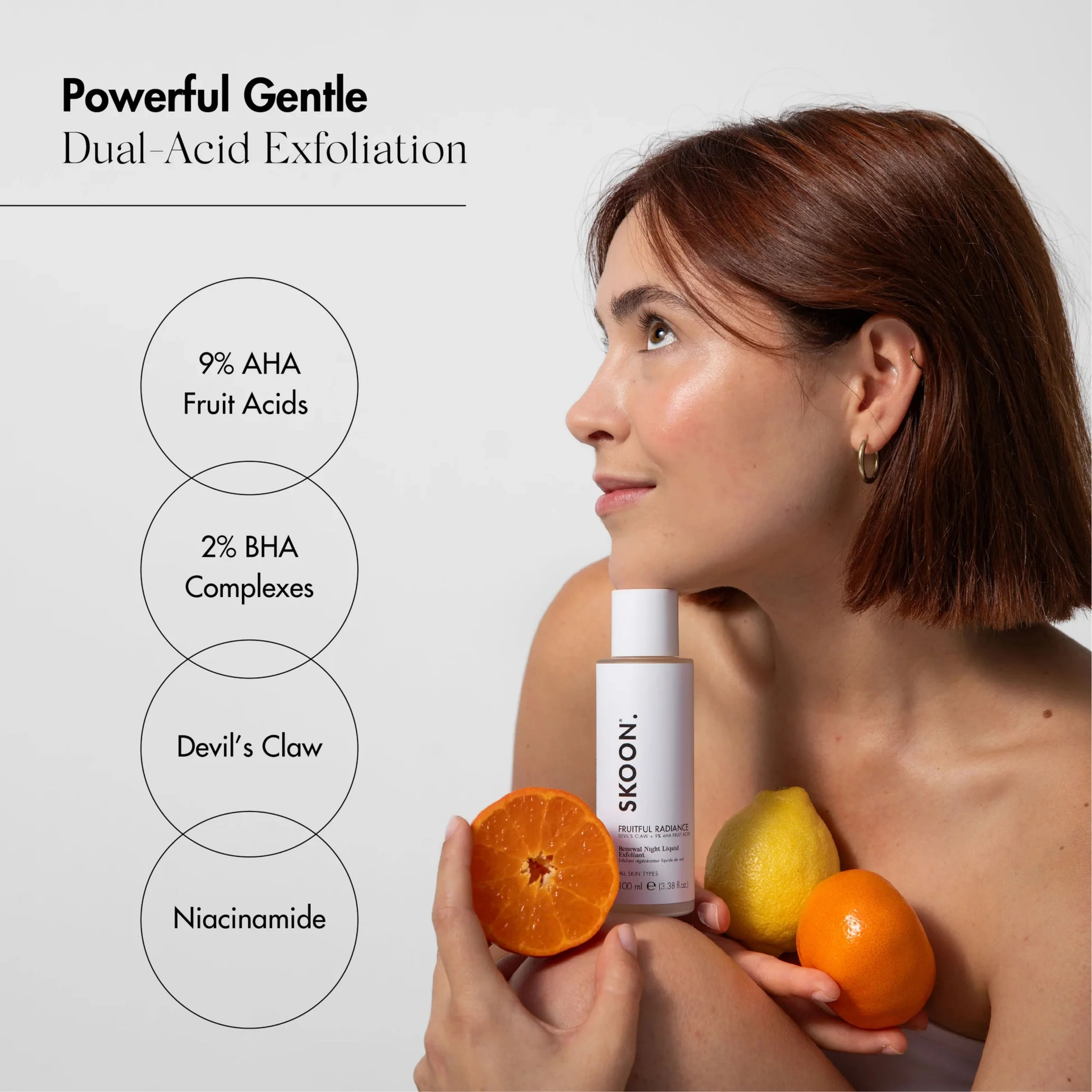 SKOON - Fruitful Radiance Renewal Night Liquid Exfoliant 100ml - Image 5