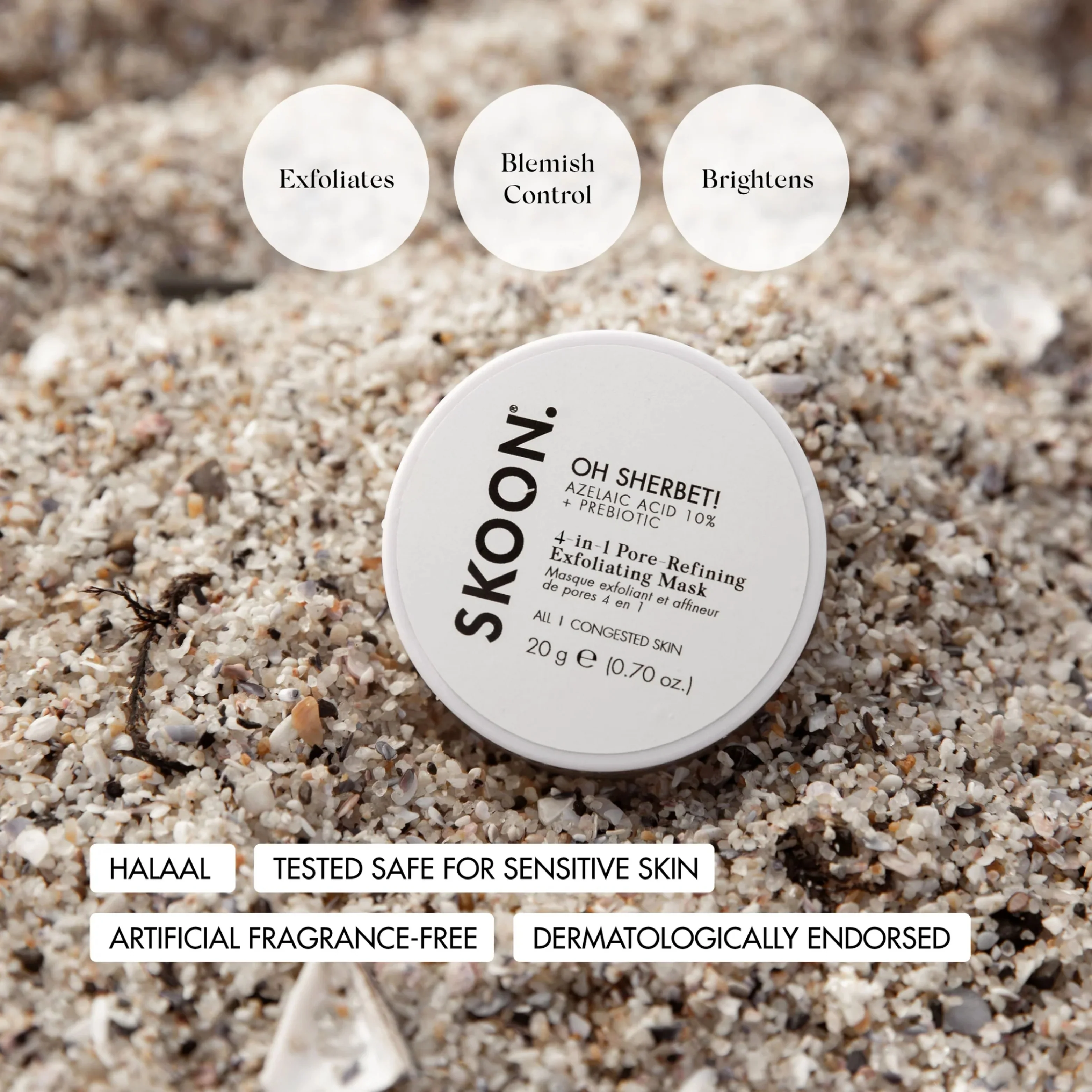 SKOON - Oh Sherbet 3-in-1 Clay Mask 20g - Image 7