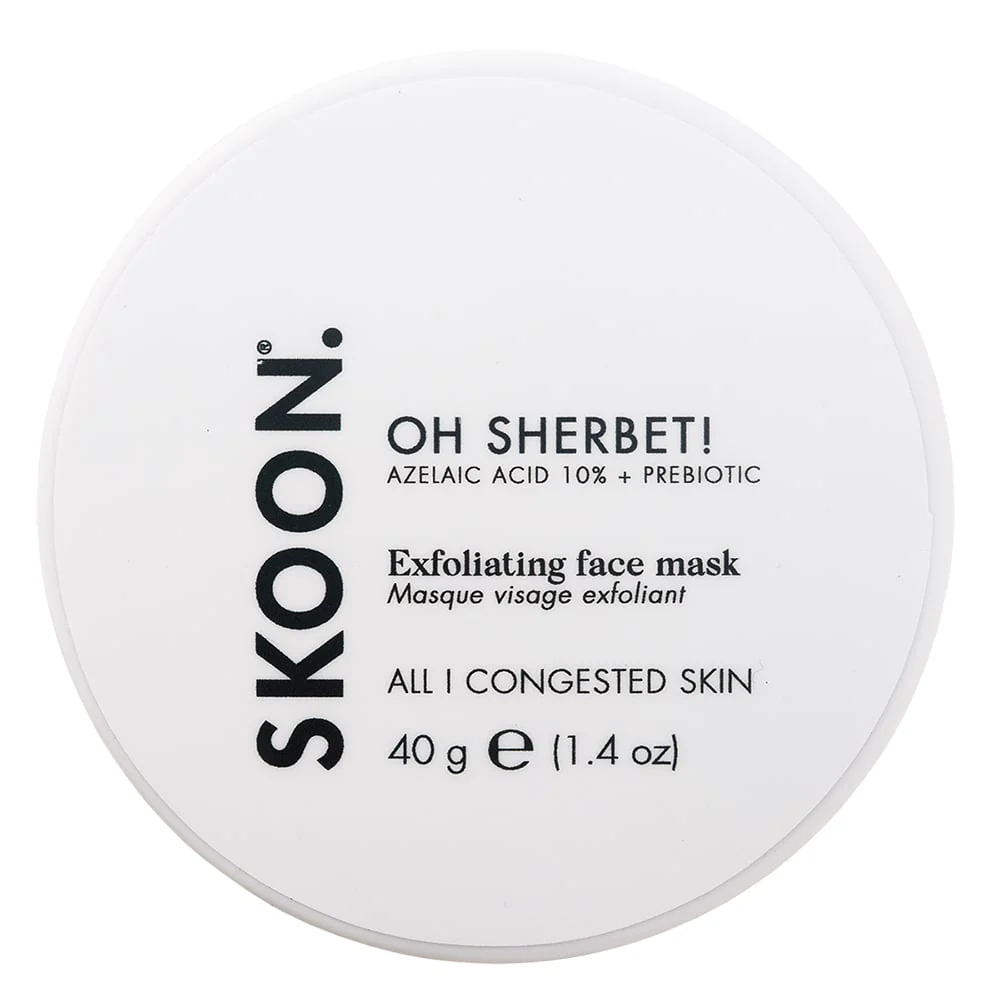 SKOON - Oh Sherbet Azelaic Acid 10% Exfoliating Face Mask 40g - Image 3