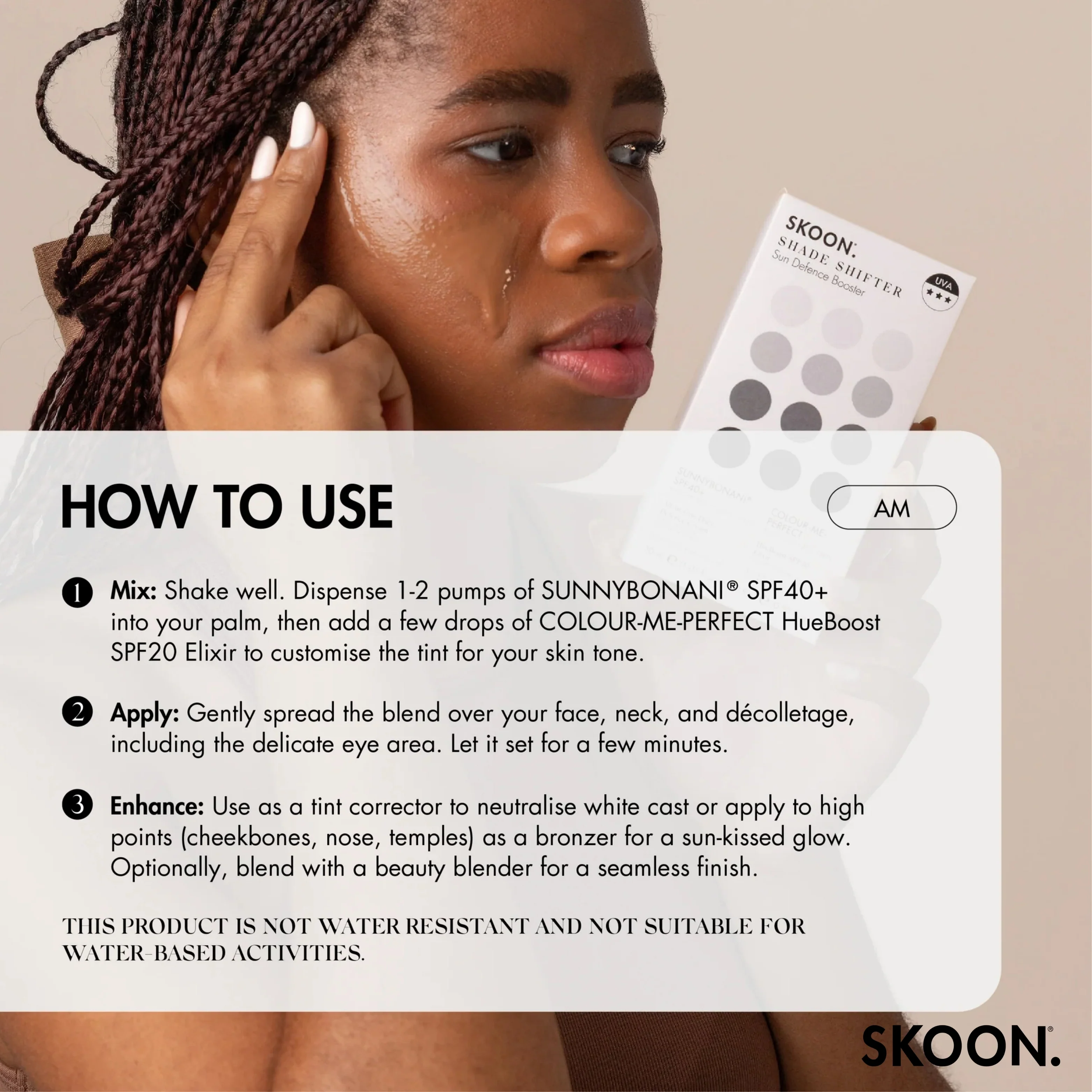 SKOON - Shade Shifter SPF40+ 30ml & SPF Booster 15ml - Image 10