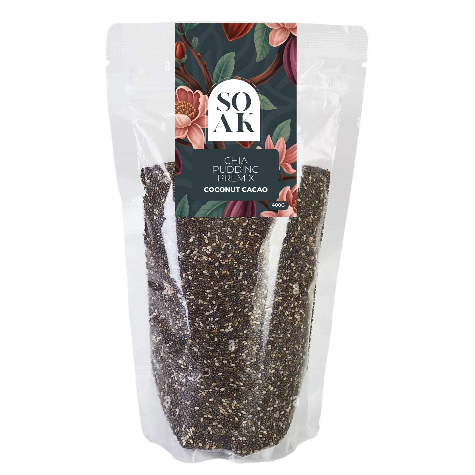 SOAK - Chia Pudding Premix Coconut Cacao 400g