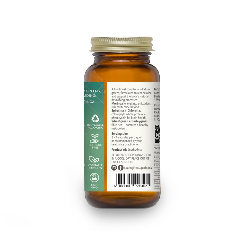 Soaring Free - Master Greens Capsules 90s - Image 2