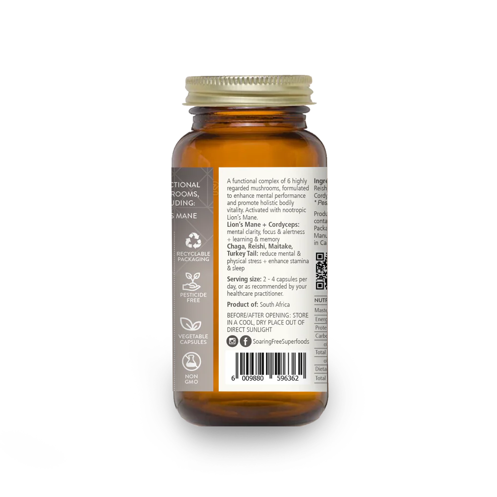 Soaring Free - Master Mushrooms Capsules 90s - Image 2