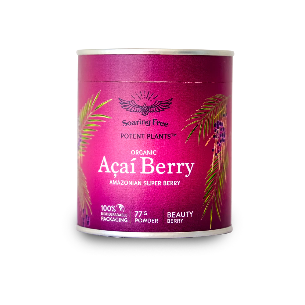 Soaring Free - Potent Plants Acai Powder Organic 77g