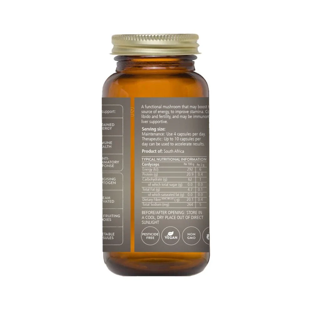 Soaring Free - Potent Plants Cordyceps Capsules 90s - Image 2