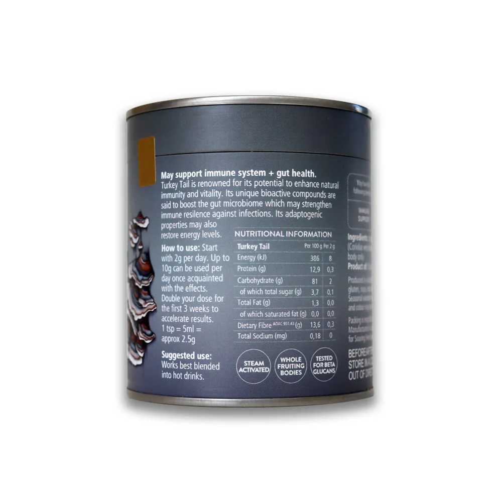 Soaring Free - Potent Plants Turkey Tail Powder Organic 70g - Image 3