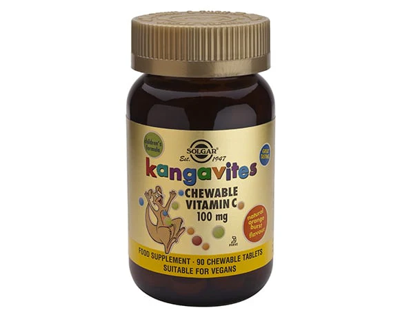 Solgar - Kangavites Vit C Zesty Orange 90s
