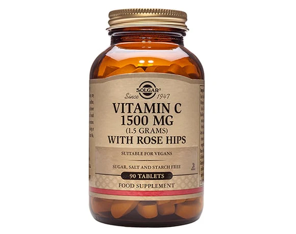 Solgar - Vit C 1500mg+Rose Hip 90s
