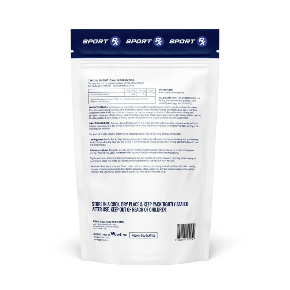 Sport Rx - 100% Creatine Monohydrate 200g - Image 2