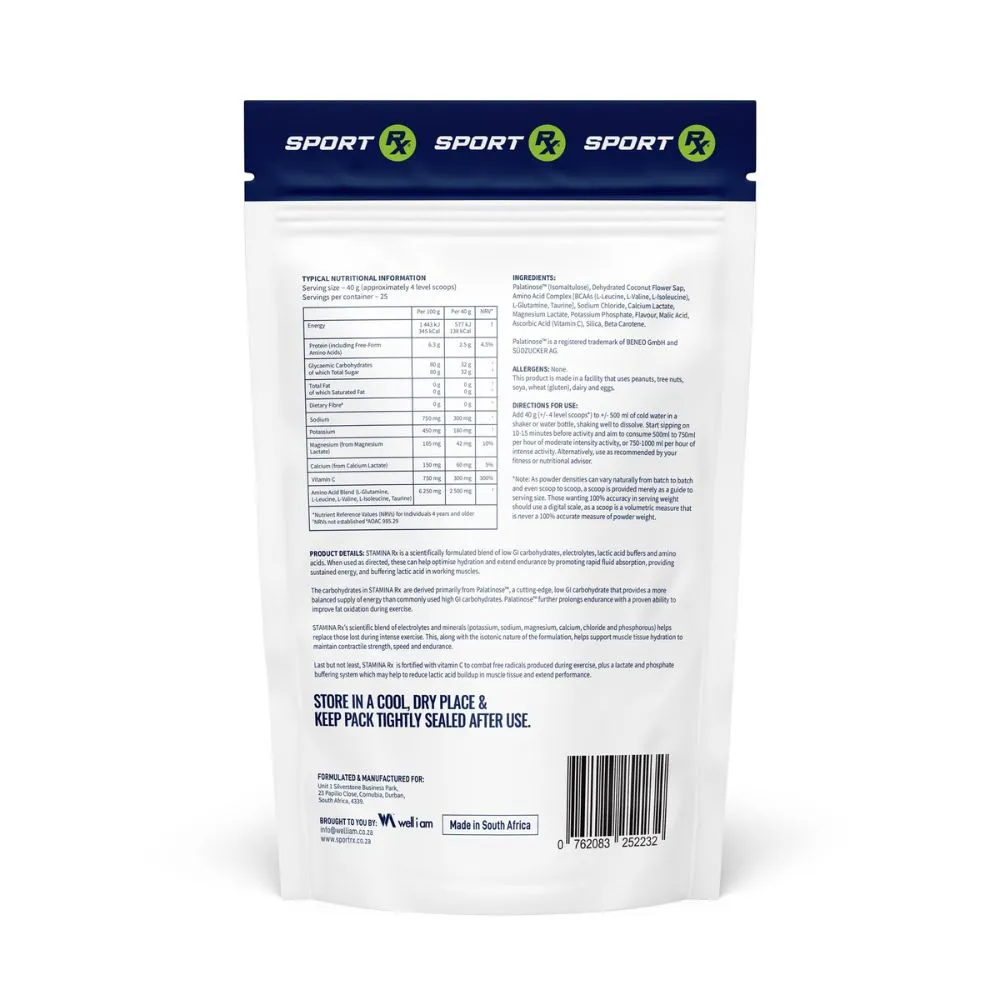 Sport Rx - Stamina Rx Berry Breeze 1kg - Image 2