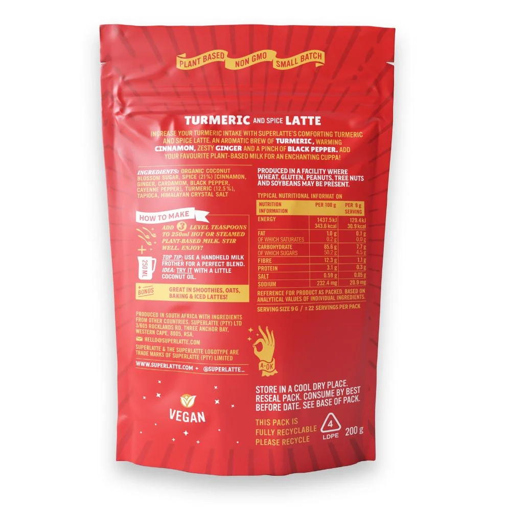 Superlatte - Latte Turmeric 200g - Image 2