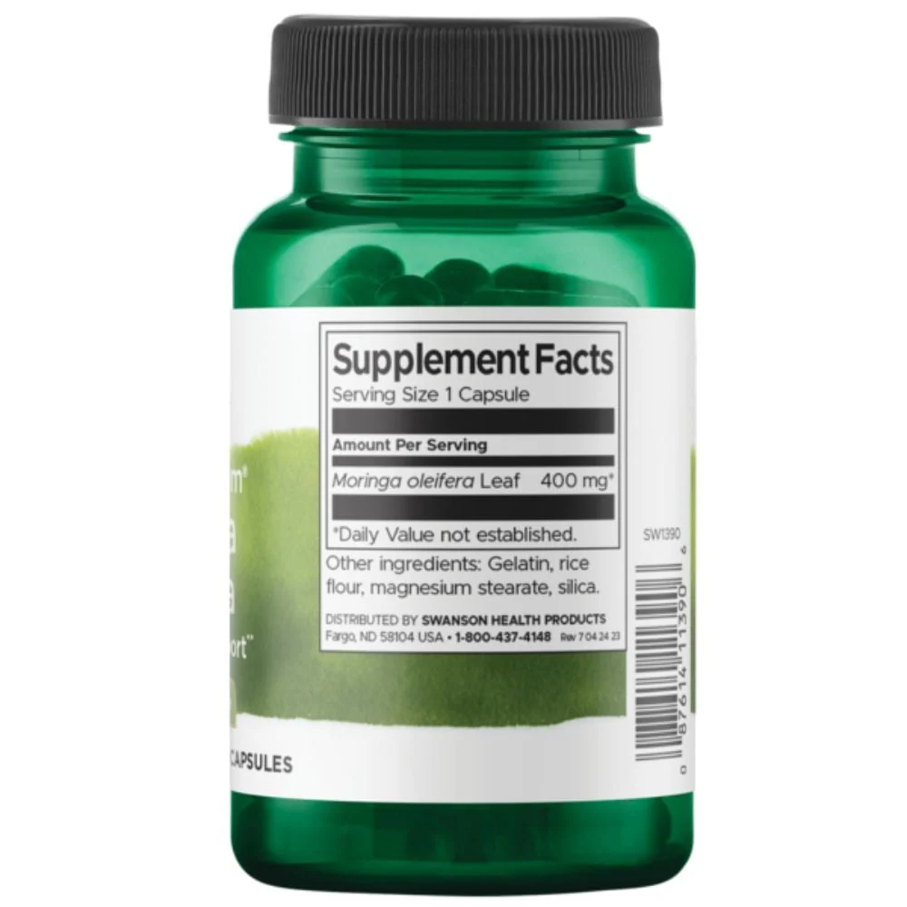 Swanson - Full Spectrum Moringa Oleifera 400mg 60s - Image 2