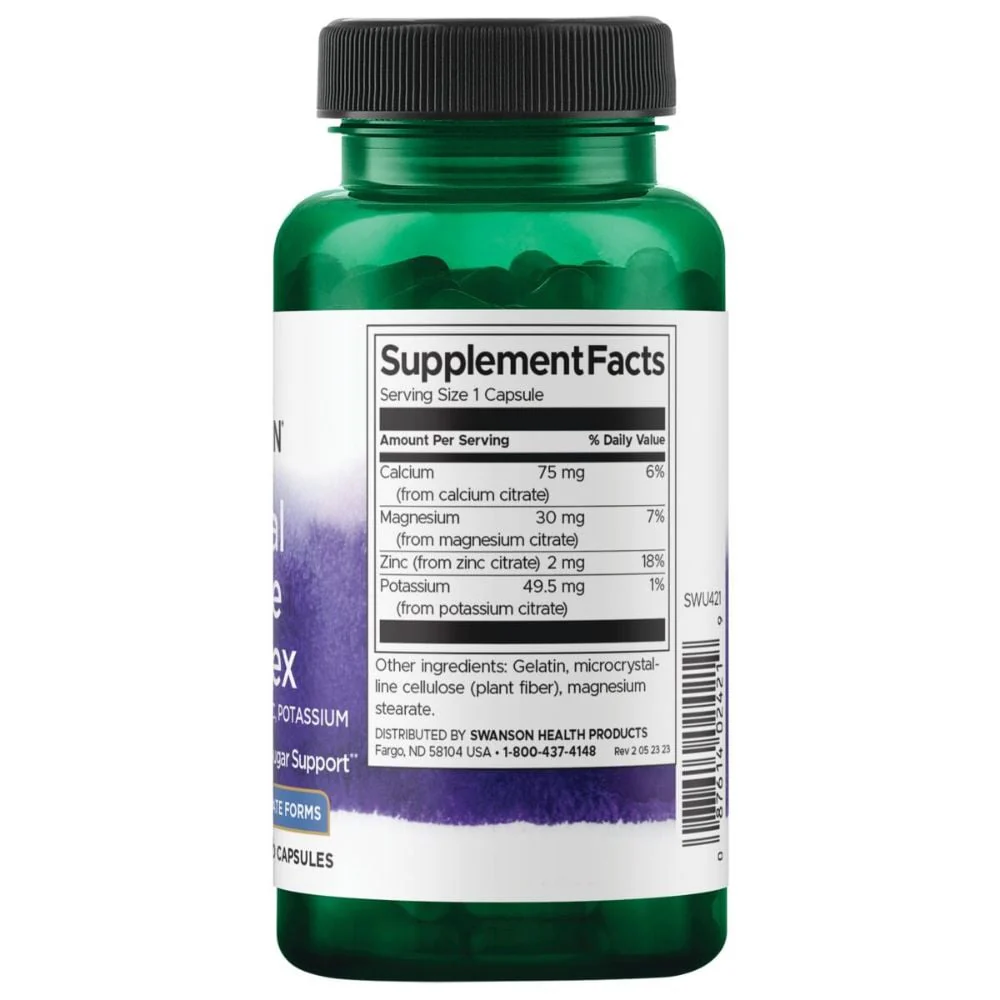 Swanson - Mineral Citrate Complex 60s - Image 2