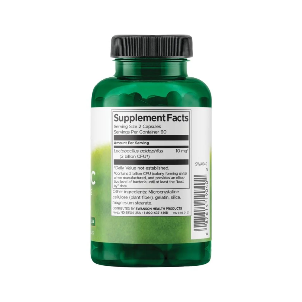 Swanson - Probiotic for Daily Wellness 1 Billion Cfu 120s - Image 2