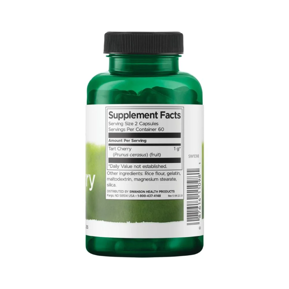 Swanson - Tart Cherry 500mg 120s - Image 2
