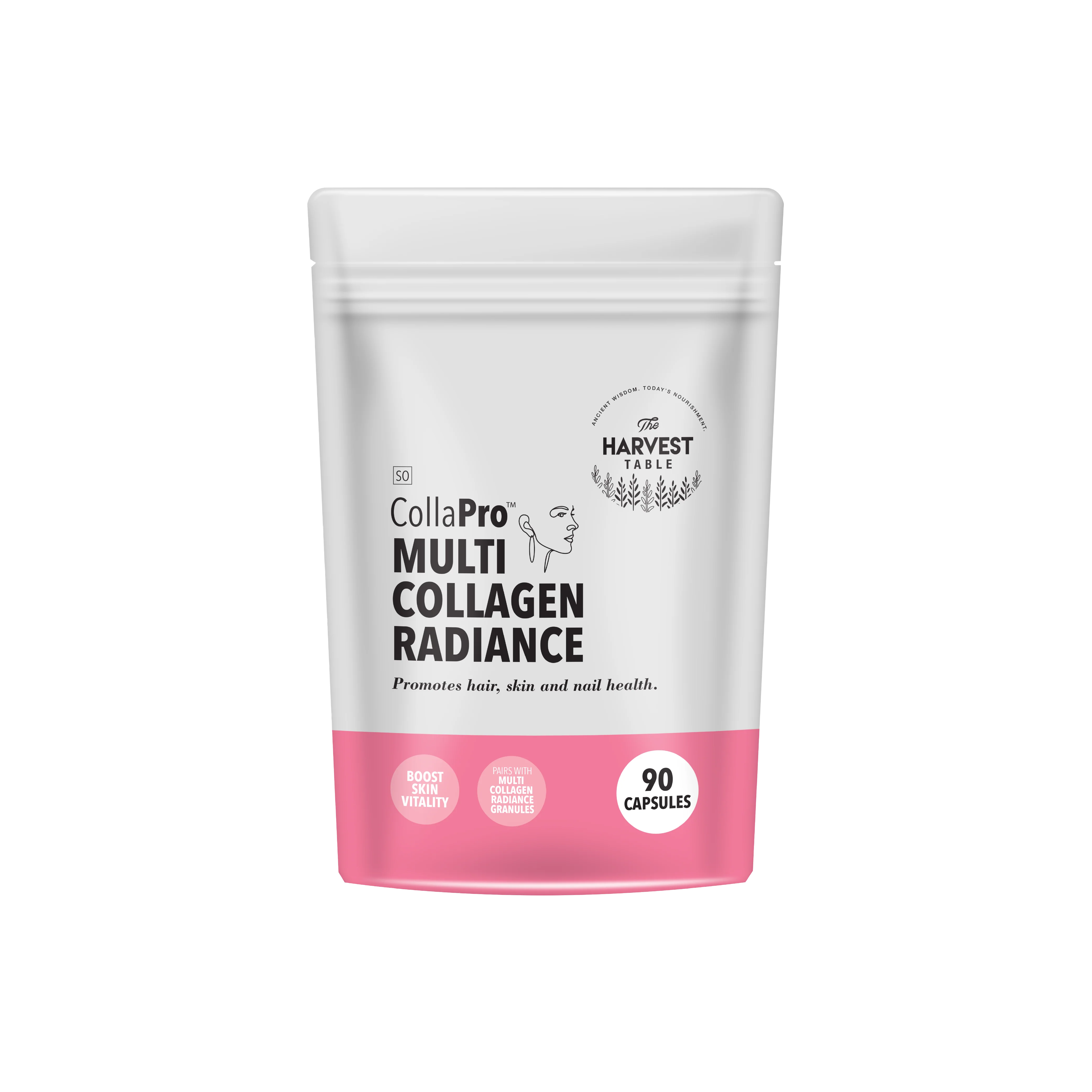 The Harvest Table - CollaPro Multi Collagen Radiance Capsules 90 Pouch