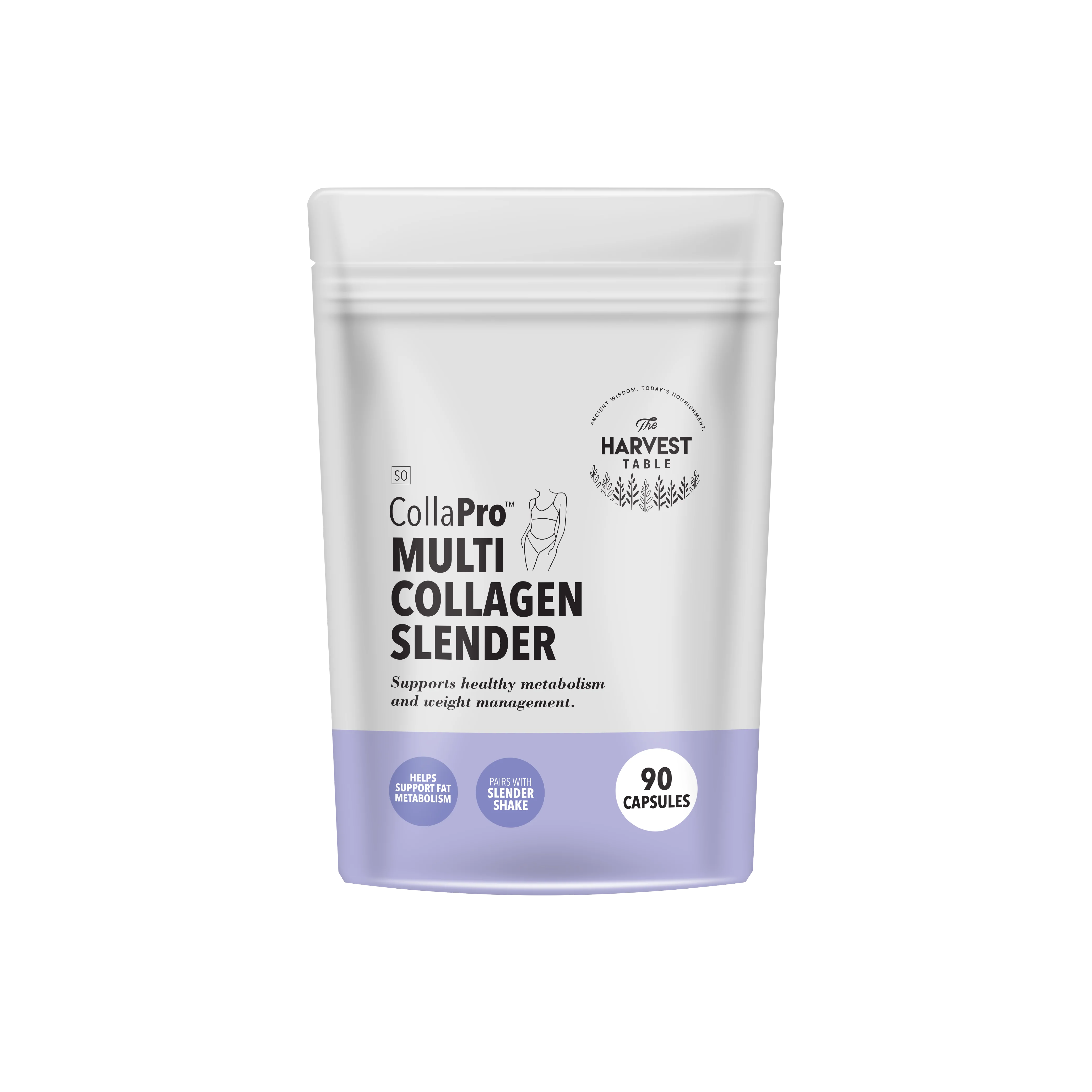 The Harvest Table - CollaPro Multi Collagen Slender Capsules 90 Pouch