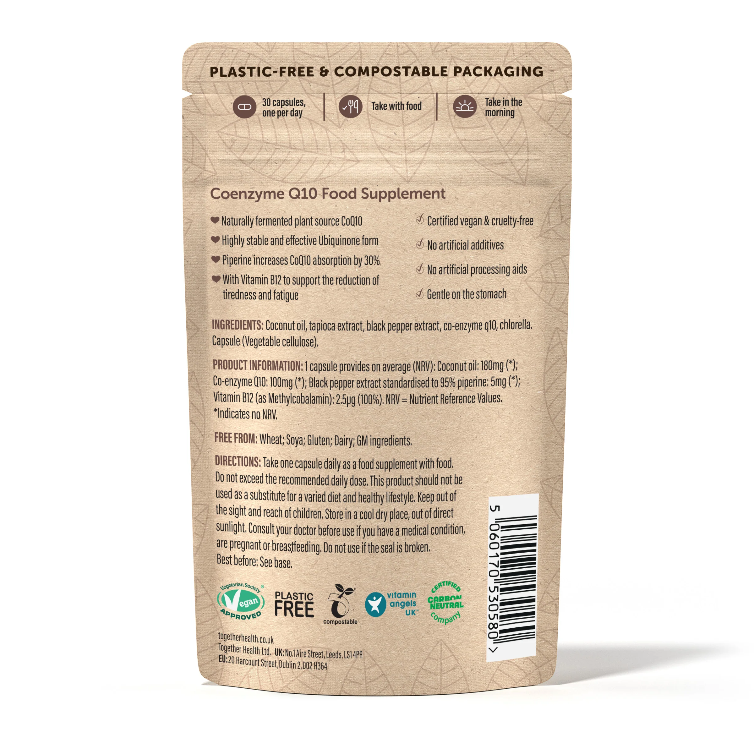 Together Health - Wholefood Coenzyme Q10 30s - Image 3