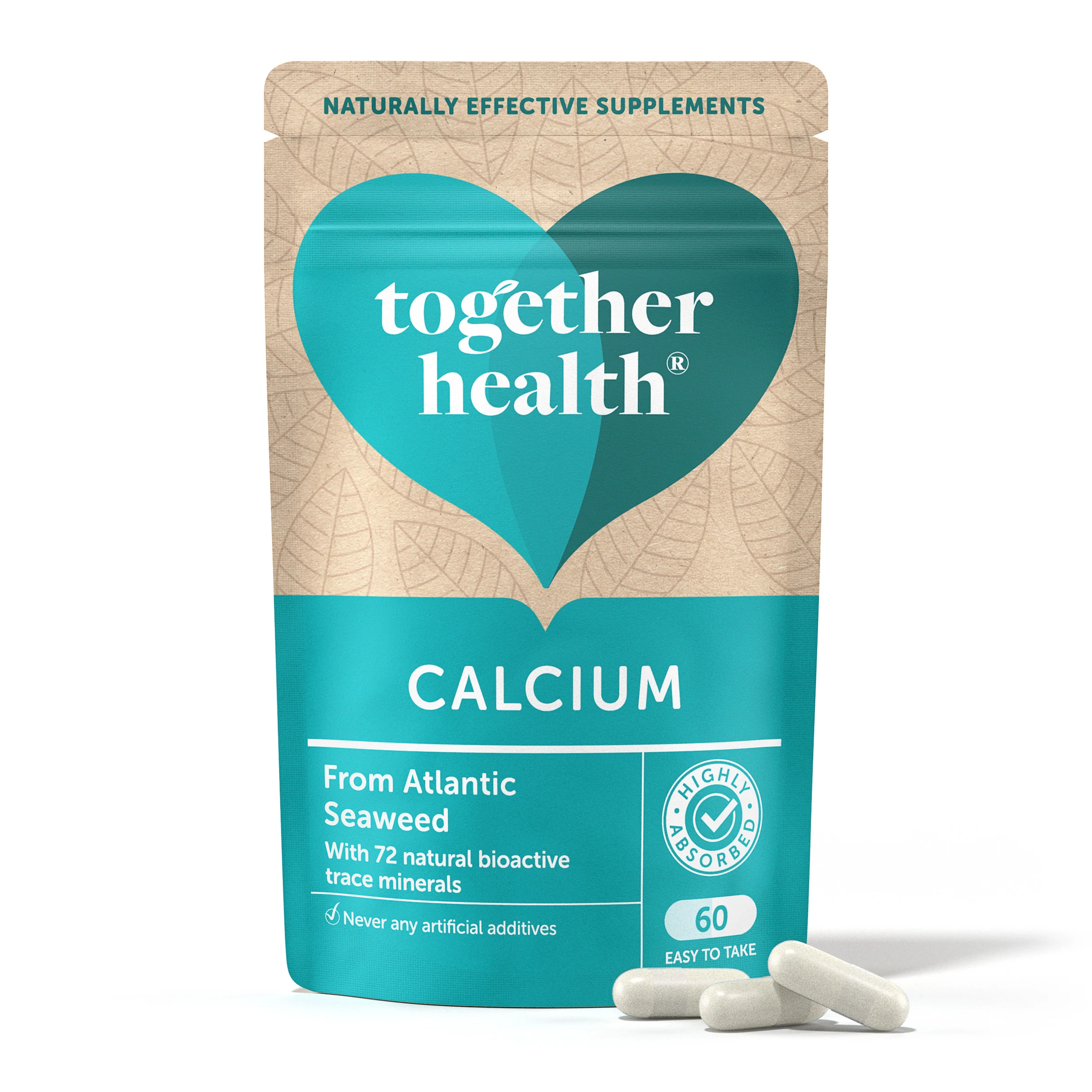 Together Health - Wholefood Marine Calcium 60s - Image 2
