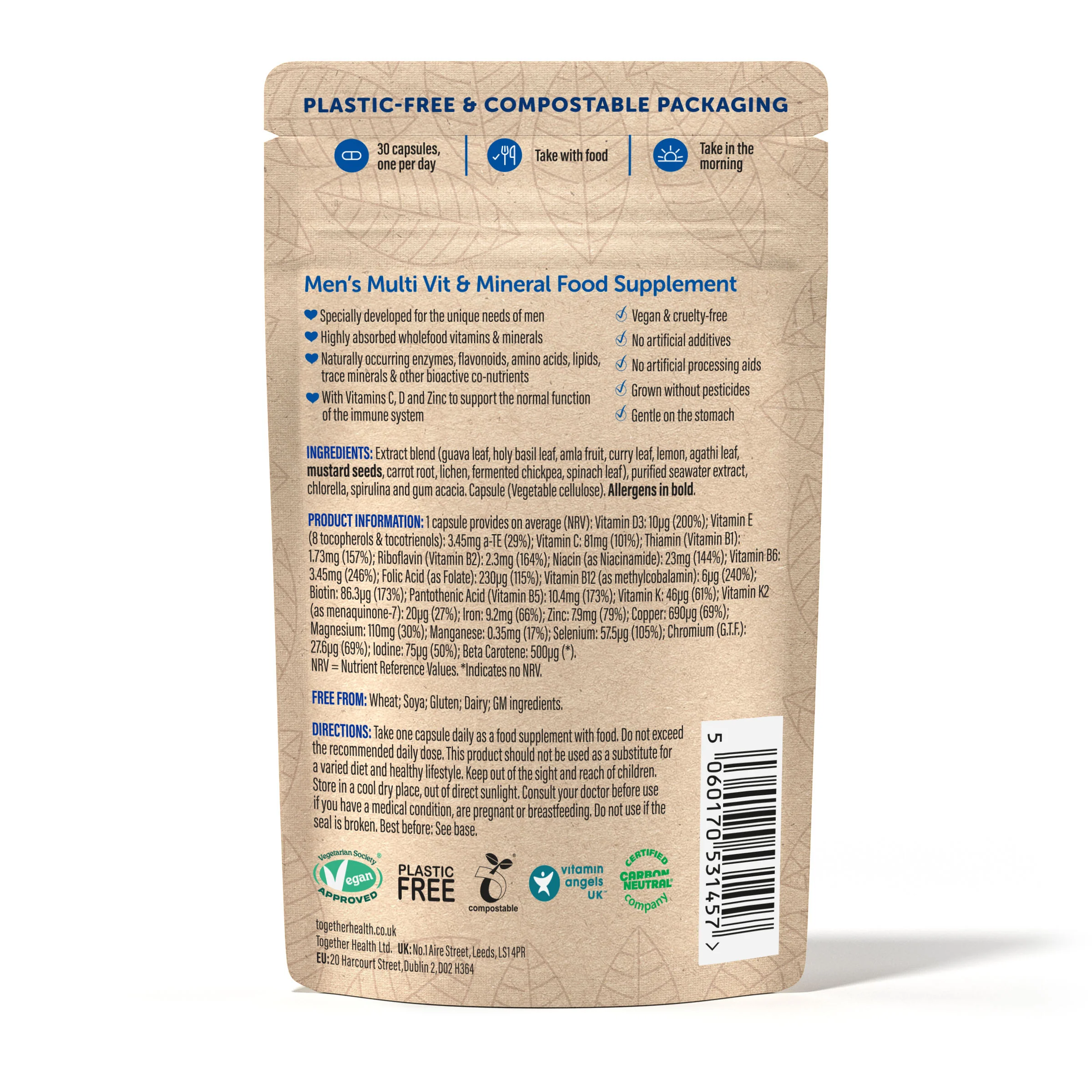 Together Health - Wholefood Men’s Multivitamin 30s - Image 3