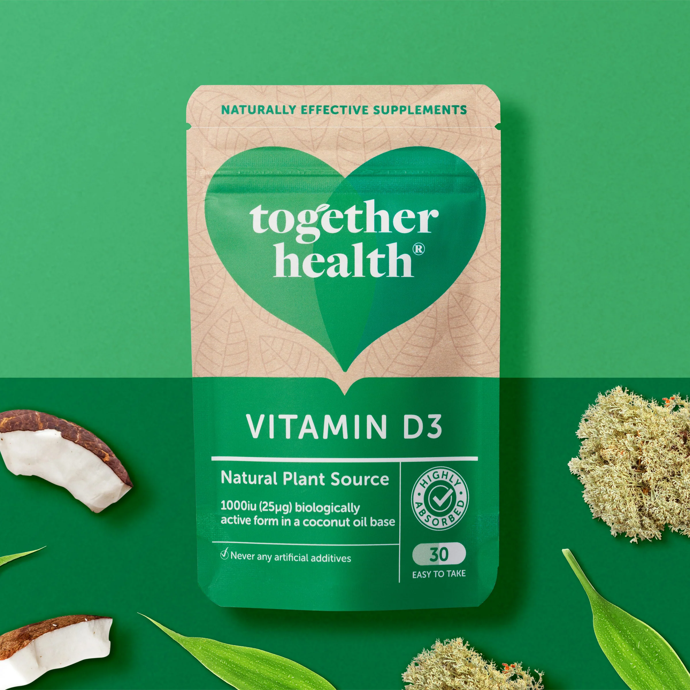 Together Health - Wholefood Vegan Vitamin D3 30s