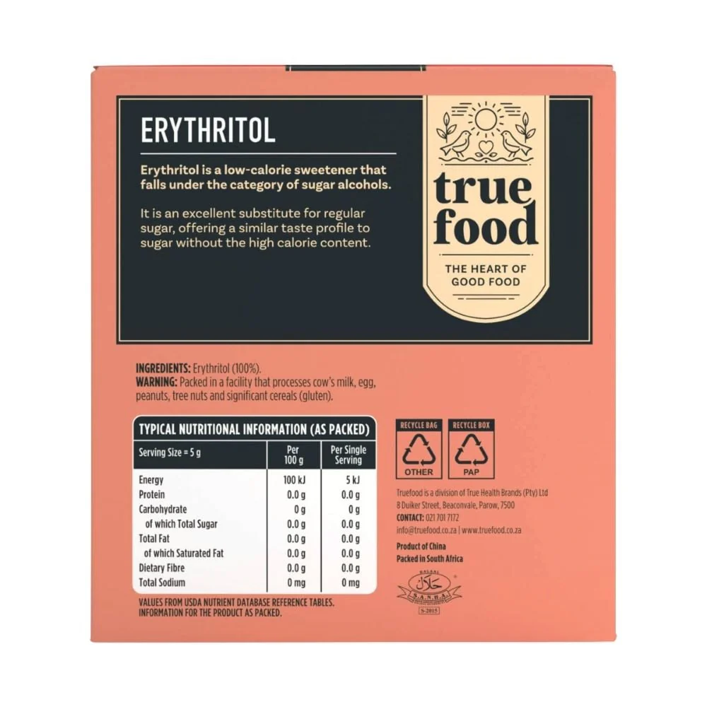 Truefood - Erythritol Powder 400g - Image 2