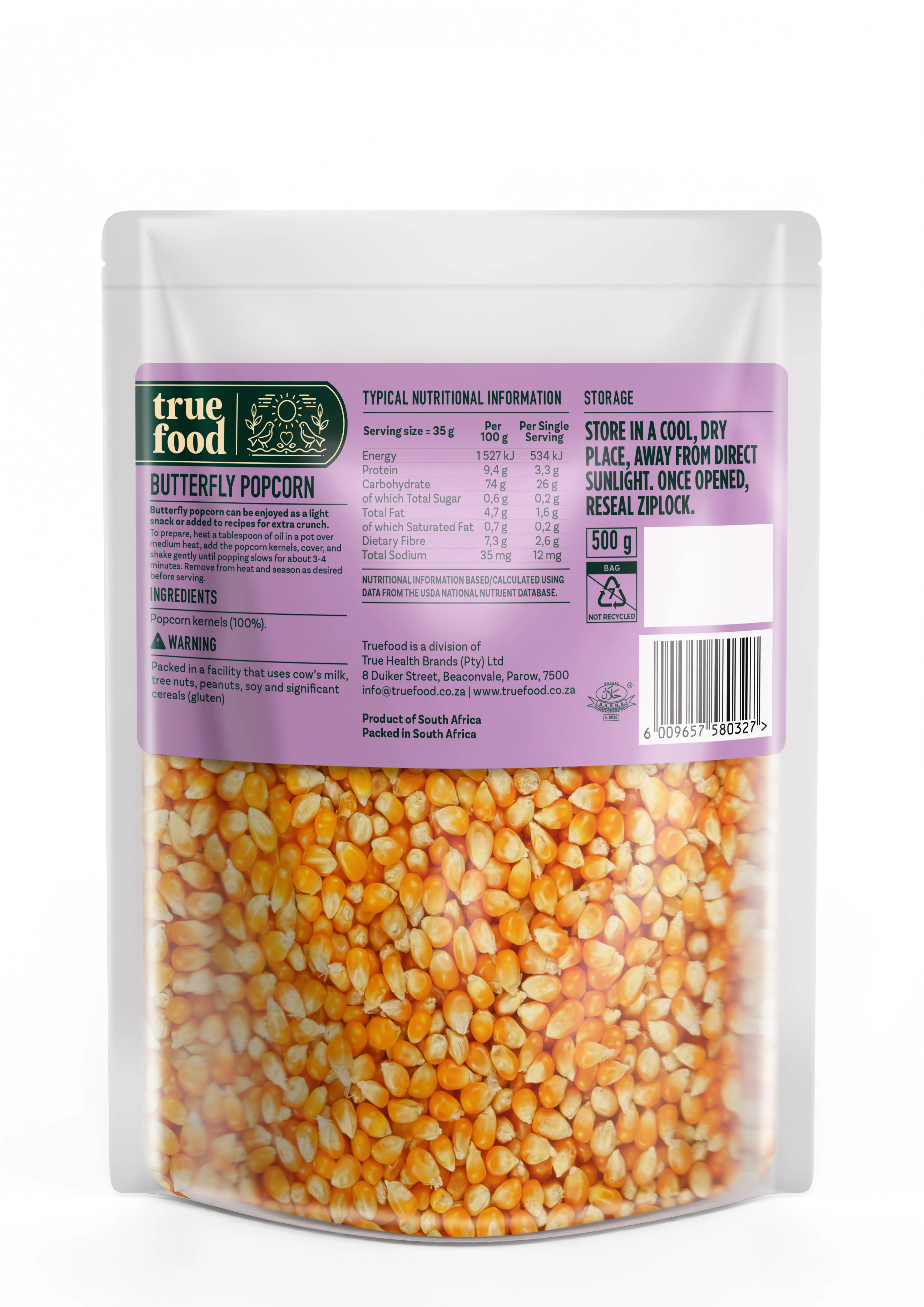 Truefood - Popcorn 500g - Image 2