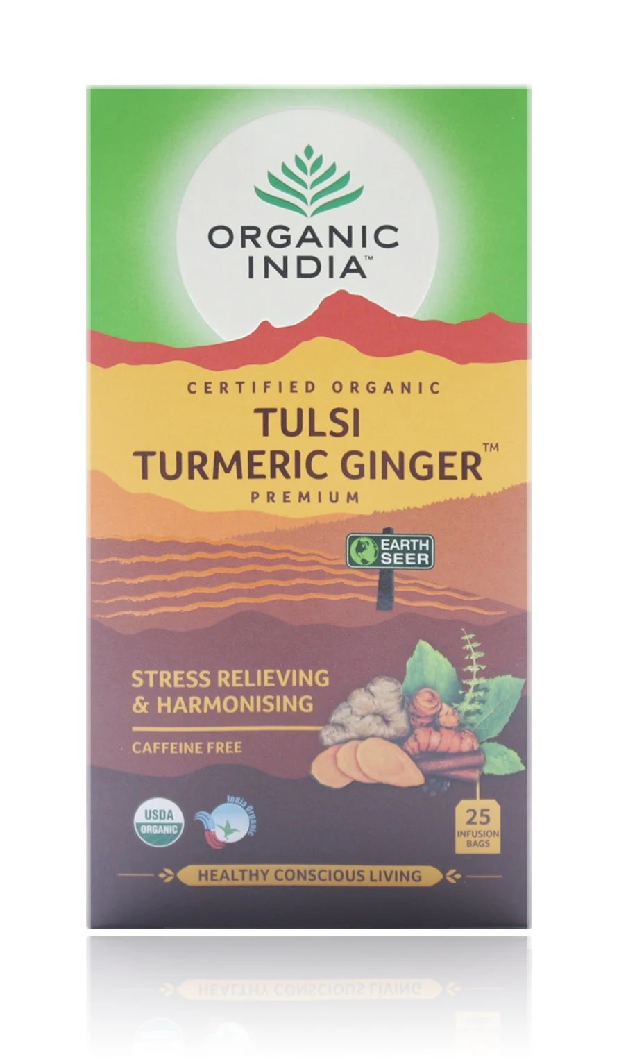 Tulsi - Tea Turmeric Ginger Organic 25s
