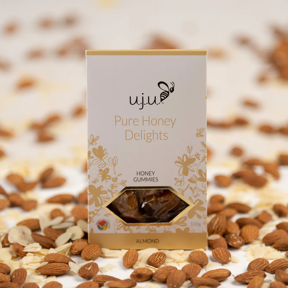 Uju - Honey Gummies Almond 100g - Image 6