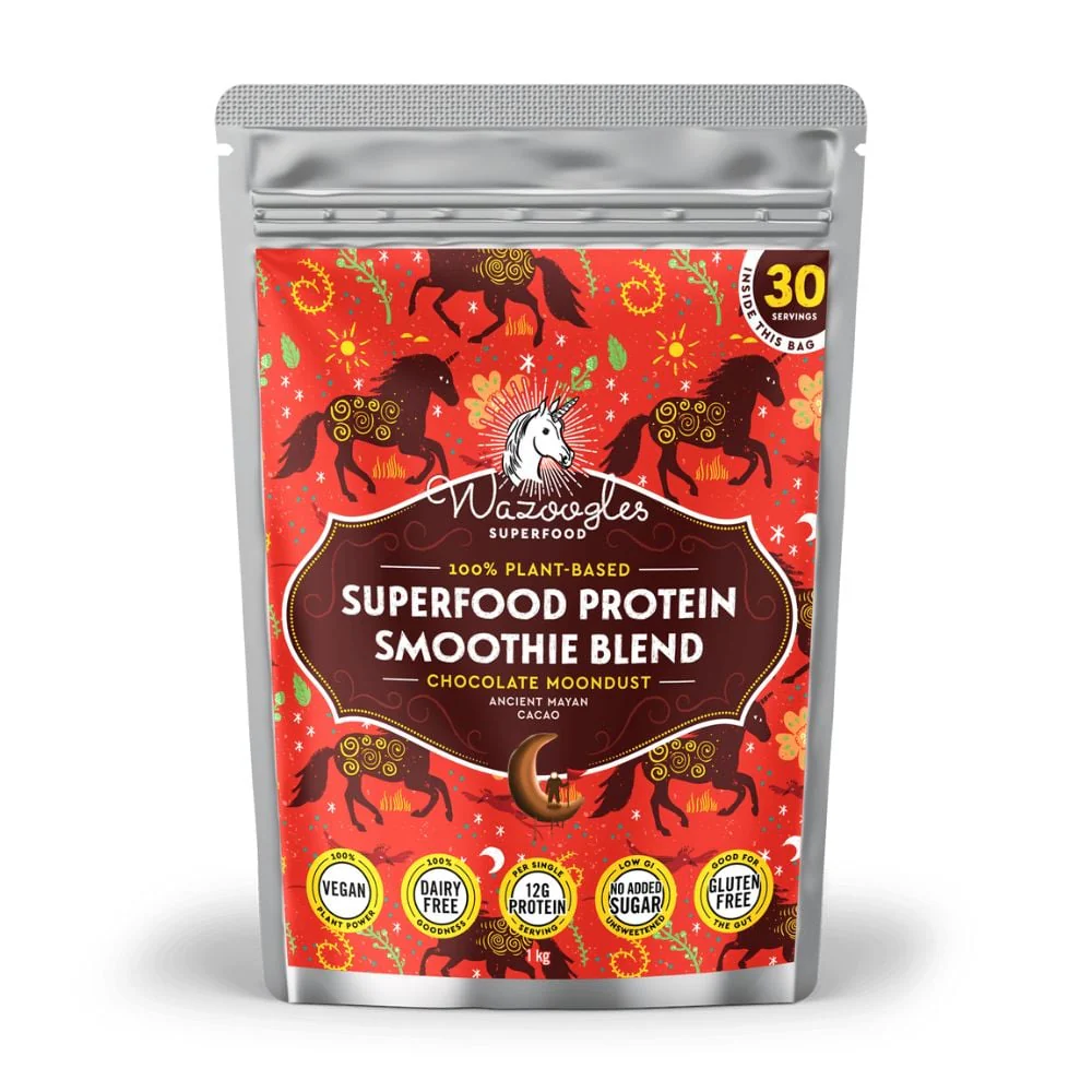 Wazoogles - Superfood Protein Blend Chocolate Moondust 1kg - Image 2