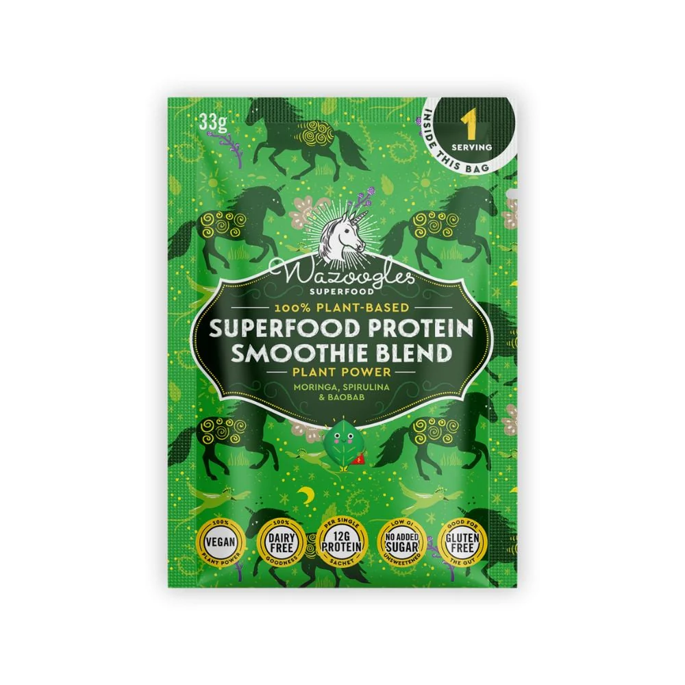 Wazoogles - Superfood Protein Smoothie Blend Plant Power 33g