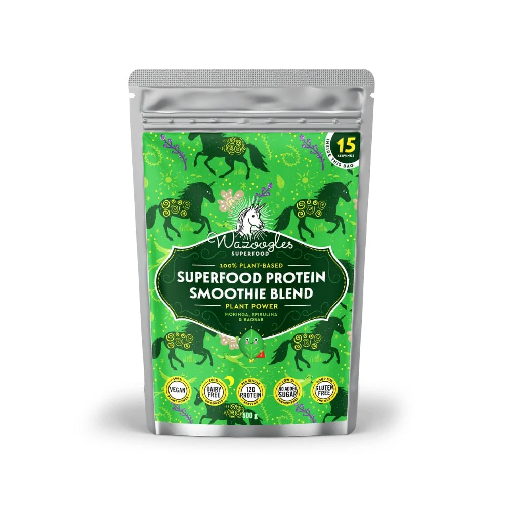 Wazoogles - Superfood Protein Smoothie Blend Plant Power 500g