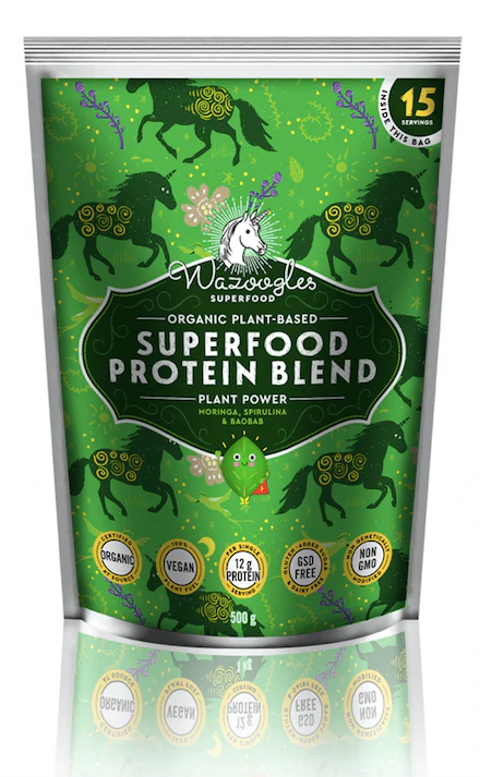 Wazoogles - Superfood Protein Smoothie Blend Plant Power 500g - Image 2